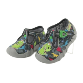 Calzado infantil befado 110P370 gris multicolor verde 3
