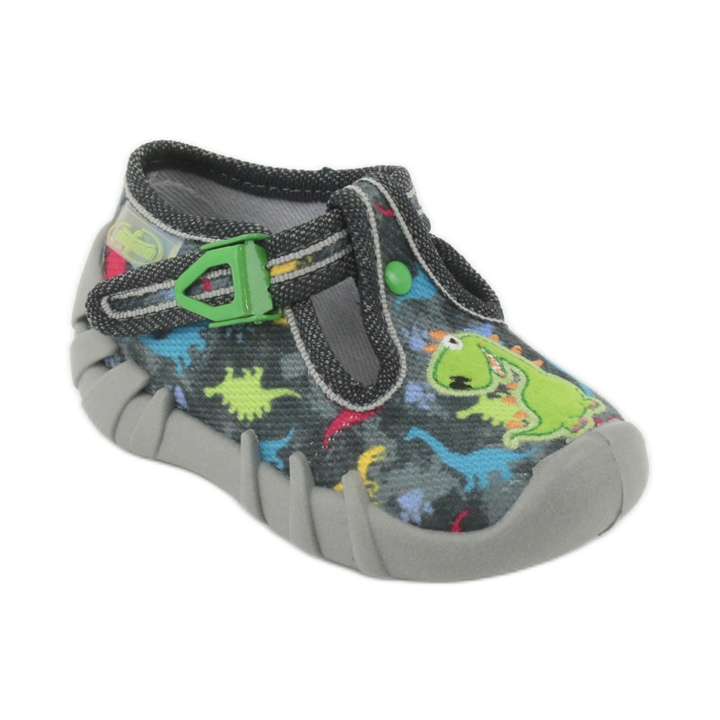 Calzado infantil befado 110P370 gris multicolor verde 2