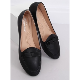 Mocasines negros de mujer A8637 Negro 3