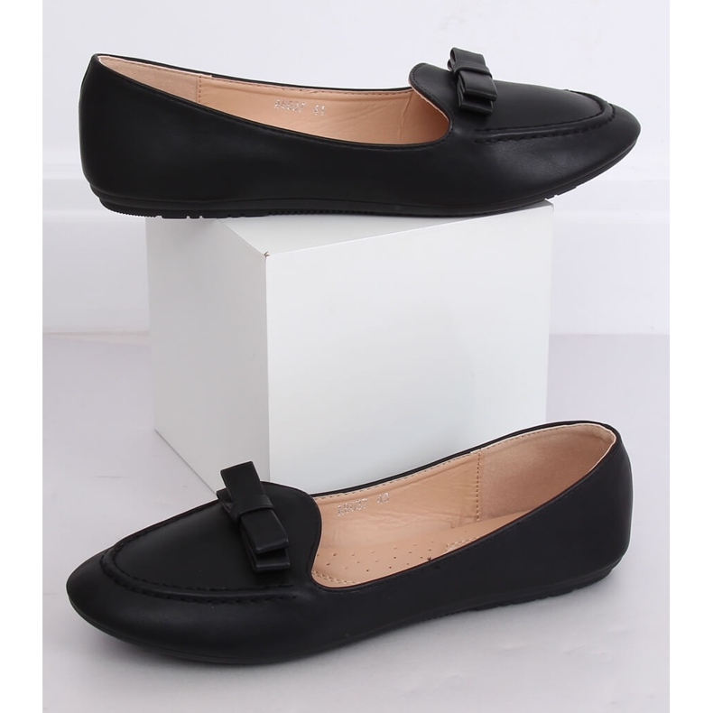 Mocasines negros de mujer A8637 Negro 2 Mocasines negros de mujer A8637 Negro 2