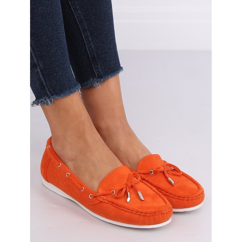 Mocasines mujer naranja RQ-1 Orange 2