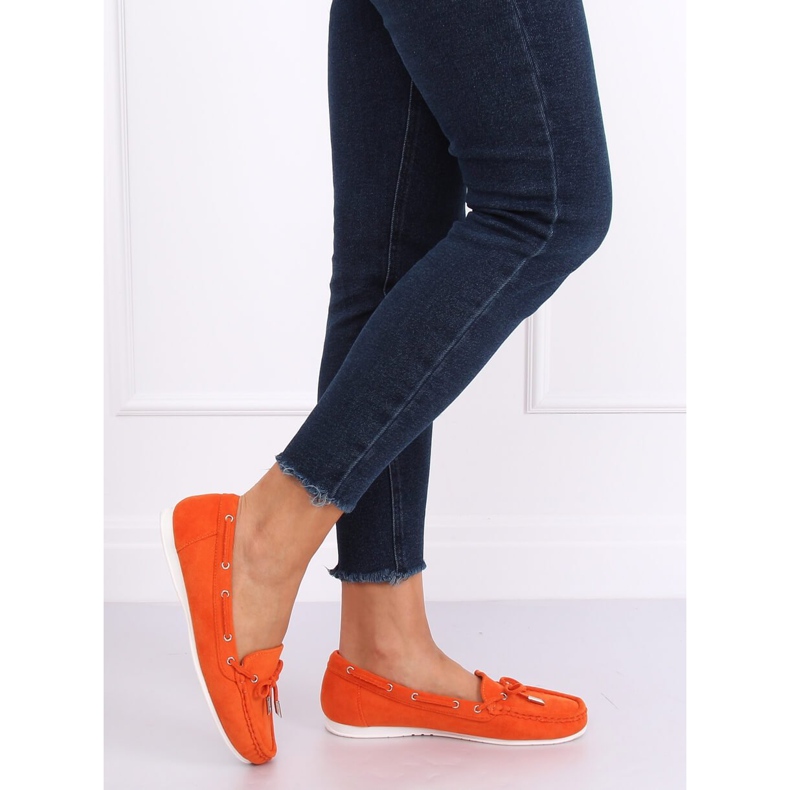 Mocasines mujer naranja RQ-1 Orange 1