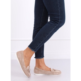 Mocasines de mujer beige RQ-1 Beige 1