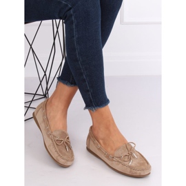 Mocasines de mujer beige oscuro RND / AW20 / 017 Taupe marrón 3