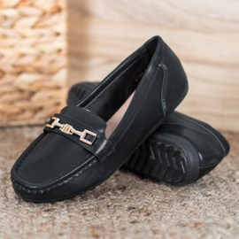 Fama Mocasines negros elegantes 2