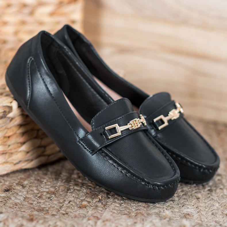 Fama Mocasines negros elegantes 1