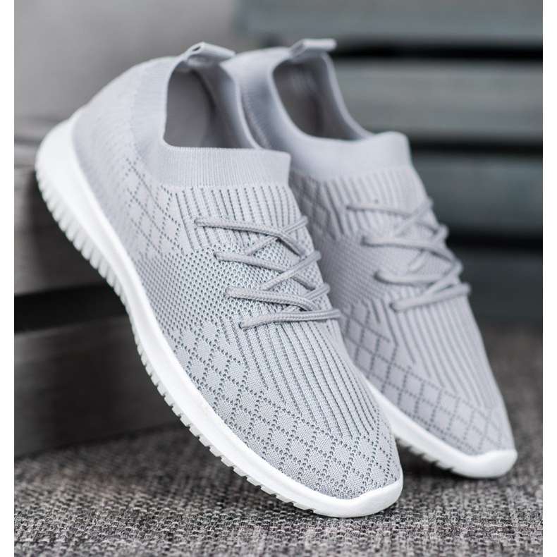 SHELOVET Calzado deportivo calado gris 1