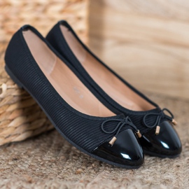 Fama Bailarina de raya diplomática negro 1