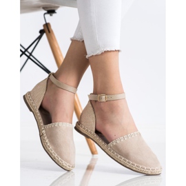 Goodin Alpargatas beige con ante 2