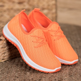 SHELOVET Calzado deportivo naranja calado 1
