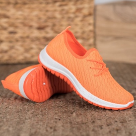 SHELOVET Calzado deportivo naranja calado 2