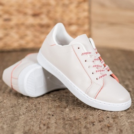 SHELOVET Calzado superdeportivo marrón naranja 2