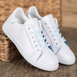 SHELOVET Calzado superdeportivo blanco azul 1