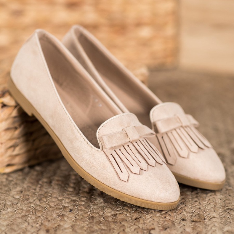 Coura Señores de gamuza clásicos marrón 1