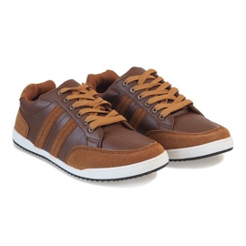 Zapatillas de hombre camel M-616 marrón 2