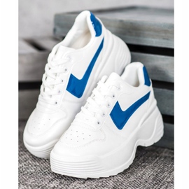 Kylie Zapatillas en la plataforma blanco 2