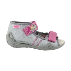 Calzado infantil befado amarillo 342P012 rosado gris 1