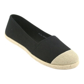 Wishot 32-130 alpargatas bailarinas negro 1