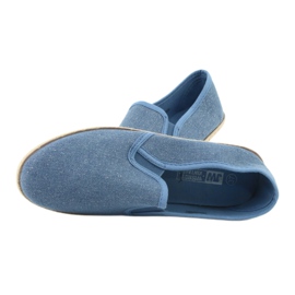 Wishot Alpargatas de mujer con purpurina 32-187 azul 5