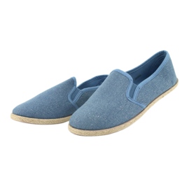 Wishot Alpargatas de mujer con purpurina 32-187 azul 3