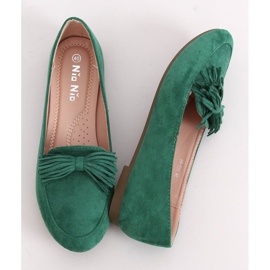 Verde Mocasines de mujer 99-72A Verde 1 Verde Mocasines de mujer 99-72A Verde 1