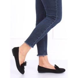 Mocasines de mujer negros 99-72A Negro 2 Mocasines de mujer negros 99-72A Negro 2