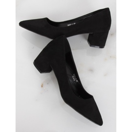 Salón tacones bajos negro 3837 Negro 3
