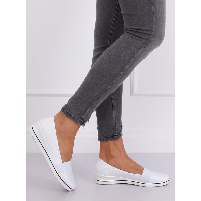 Bailarinas de cuña blancas S81B001 Blanco 1