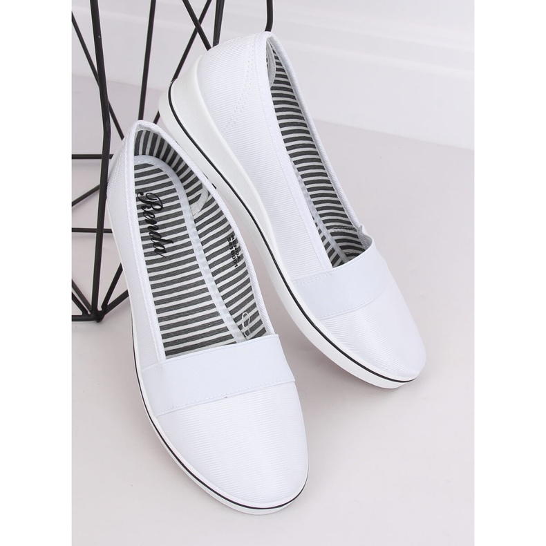 Bailarinas de cuña blancas S81B001 Blanco 2