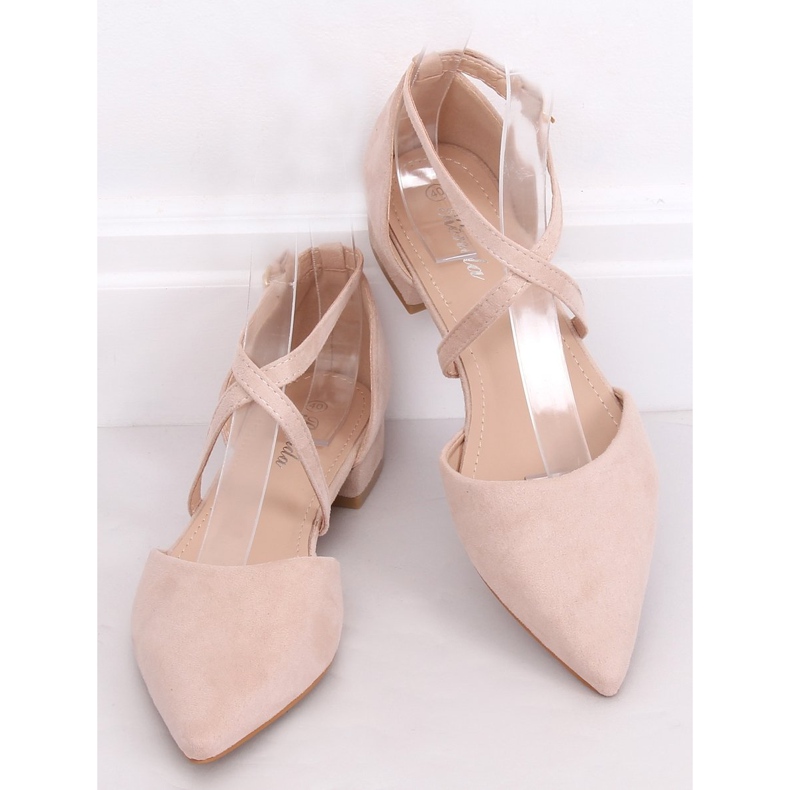 Bailarinas de corte beige S-880 Beige 1 Bailarinas de corte beige S-880 Beige 1
