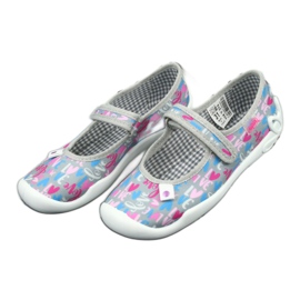 Calzado infantil befado 114Y374 violeta rosado gris multicolor 3