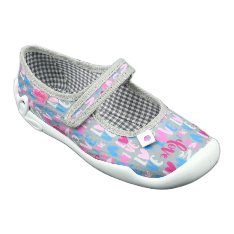 Calzado infantil befado 114Y374 violeta rosado gris multicolor 1