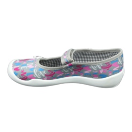Calzado infantil befado 114Y374 violeta rosado gris multicolor 2
