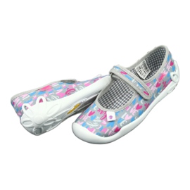 Calzado infantil befado 114Y374 violeta rosado gris multicolor 4