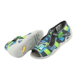 Calzado infantil befado 217P104 azul gris verde 5