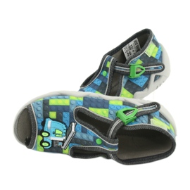 Calzado infantil befado 217P104 azul gris verde 6