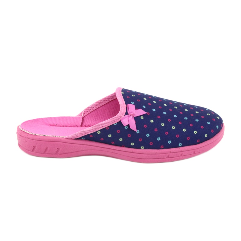 Zapato infantil color befado 707Y408 azul marino rosado 1