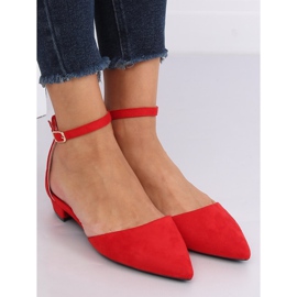 Bailarinas de corte rojo MM-795 Rojo 1