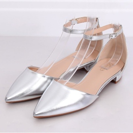 Bailarinas talla plata MM-795 Plata gris 3