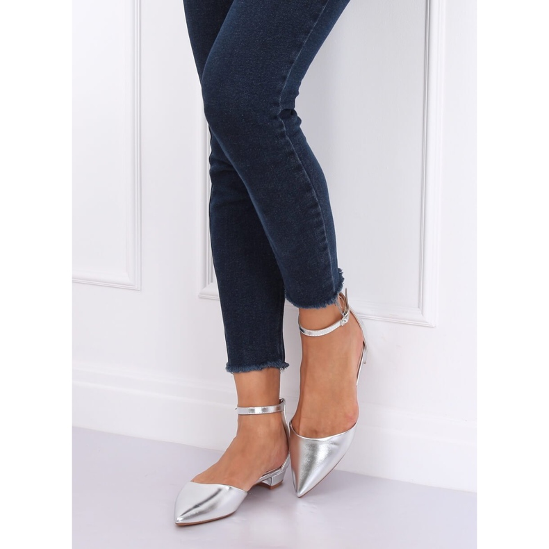 Bailarinas talla plata MM-795 Plata gris 1