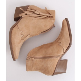 Botas de vaquero beige para mujer NC999 Beige 1