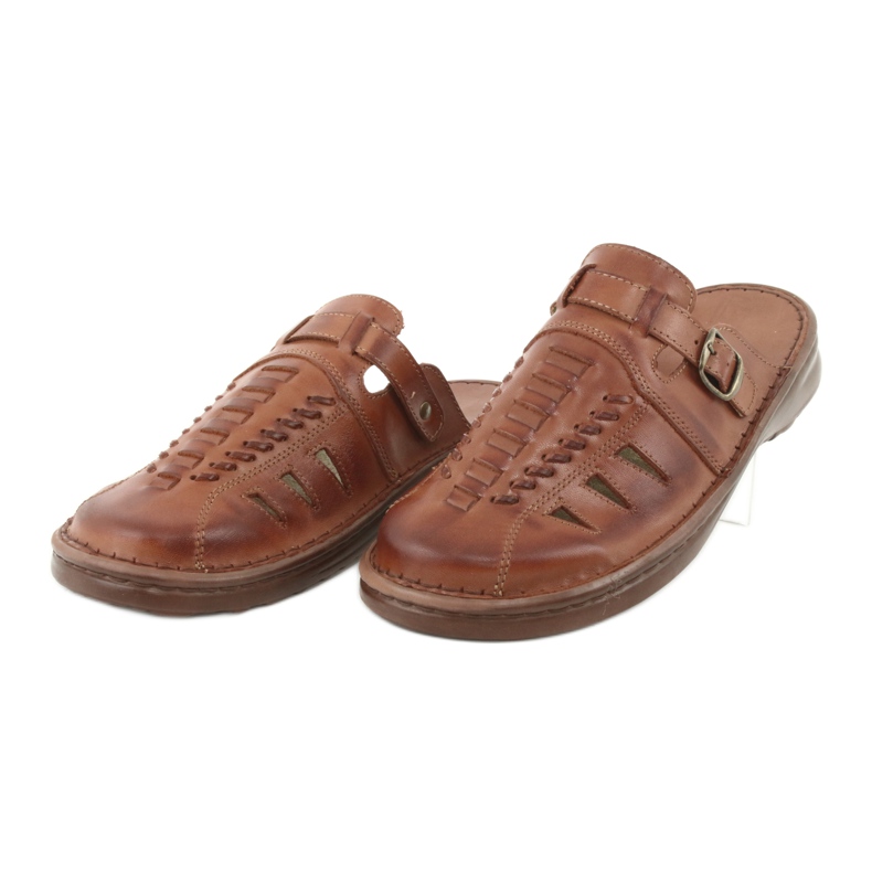 Zapatillas de hombre naszbut 044 marrón 3