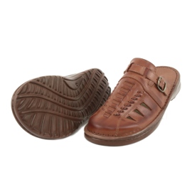 Zapatillas de hombre naszbut 044 marrón 4