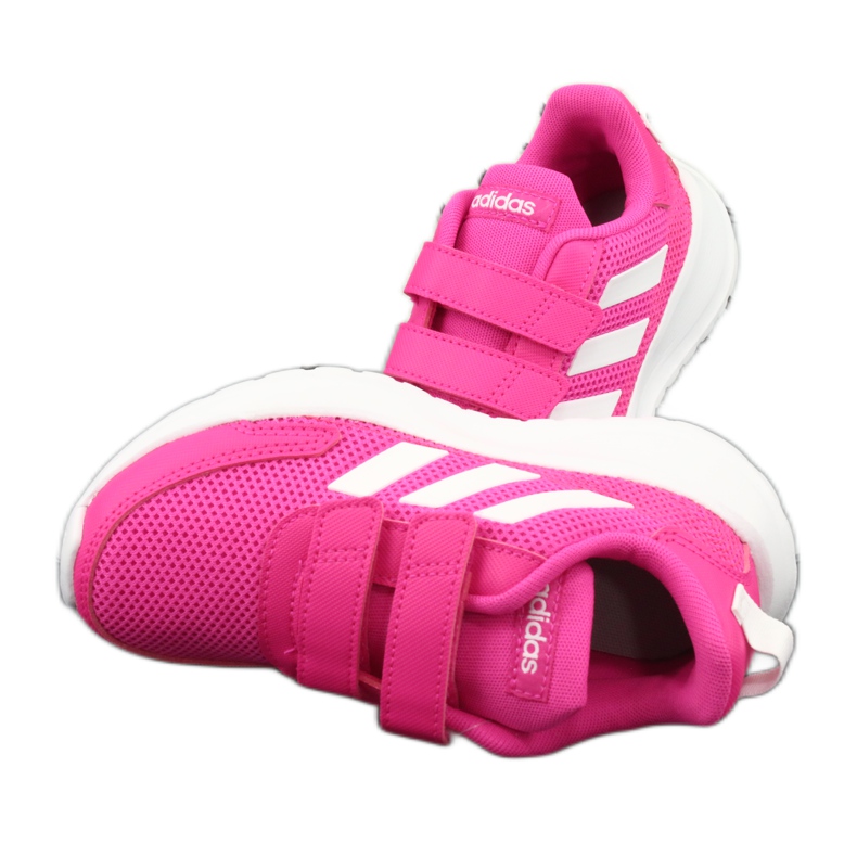 Zapatillas Adidas Tensaur Run Jr EG4145 blanco rosado 5