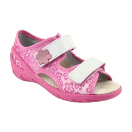 Calzado infantil befado pu 065X138 rosa gris 2