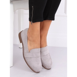 Gris Mocasines grises de mujer T366P Gris 3