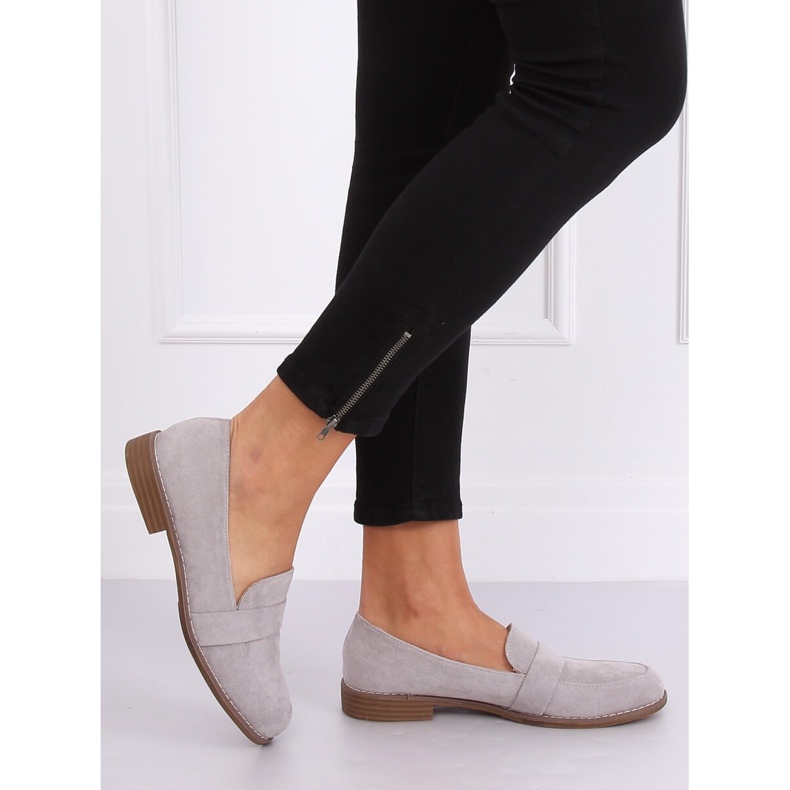 Gris Mocasines grises de mujer T366P Gris 2 Gris Mocasines grises de mujer T366P Gris 2