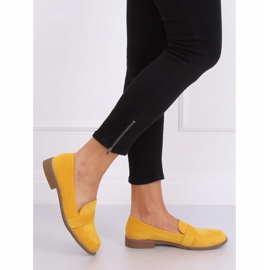 Mocasines de mujer miel T366P Amarillo 2