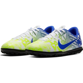 Zapatos de fútbol Nike Mercurial Vapor 13 Club Njr Tf Jr CV9353 104 blanco multicolor 3