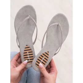 SHELOVET Chanclas clásicas gris 5